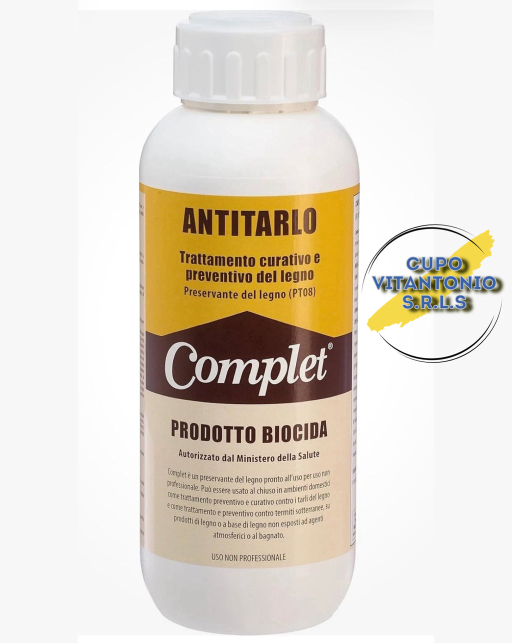 COMPLET ANTITARLO BIOCIDA, TRATTAMENTO CURATIVO R PREVENTIVO DEL LEGNO