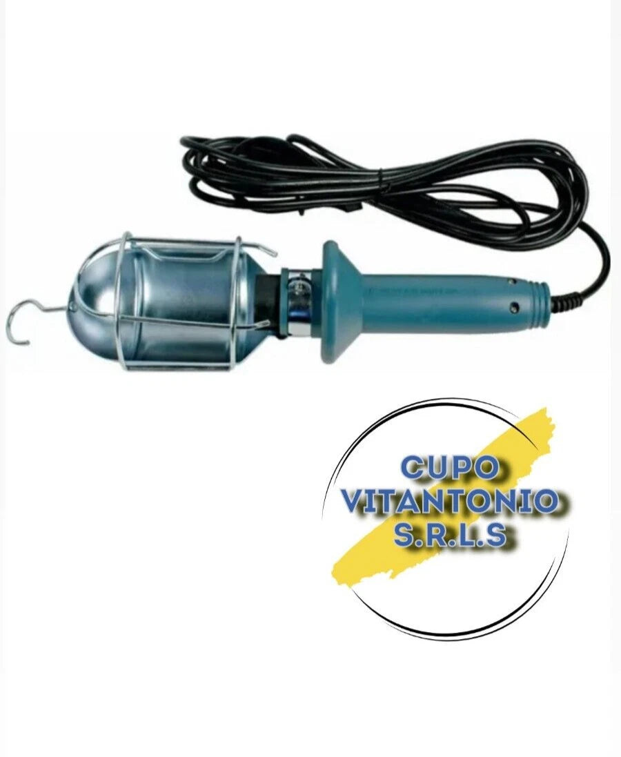 LAMPADA PORTATILE 10M ATTACCO E27