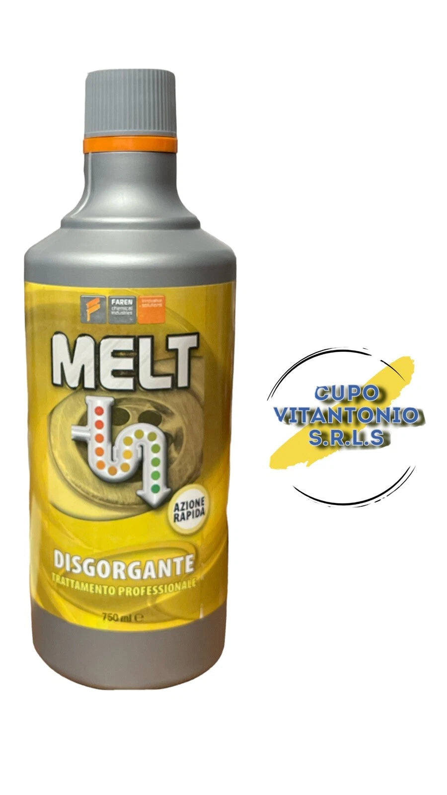Disgorgante professionale MELT per scarichi 750 ML