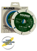 DISCO TAGLIO UNIVERSALE PER LEGNO MAURER PLUS MISURA 115X1,2 MM