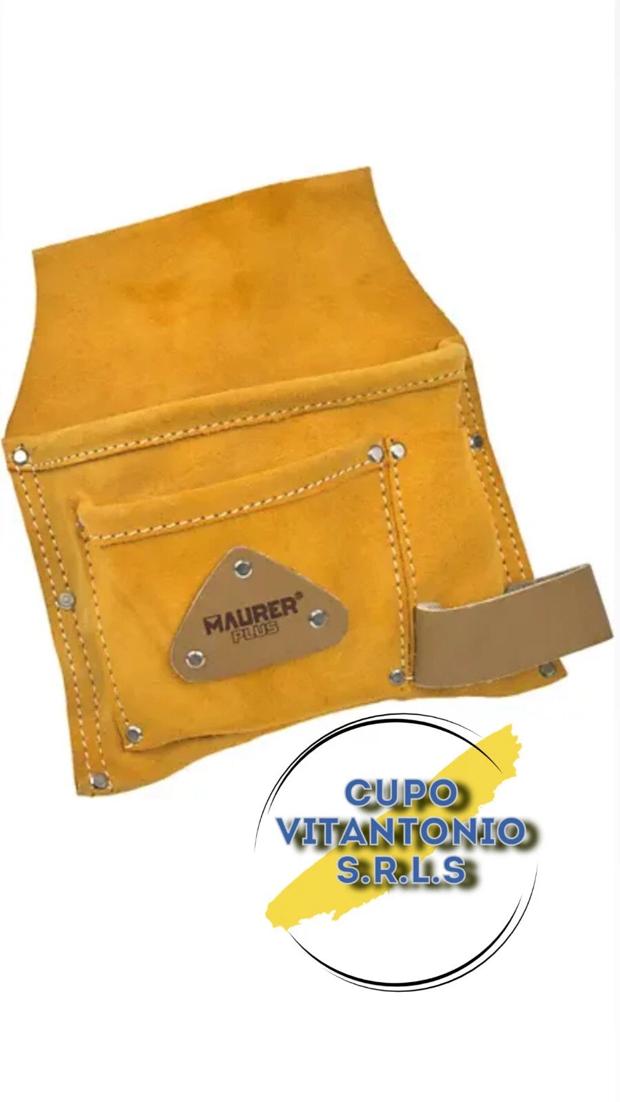 BORSA PORTA ATTREZZI CON 3 TASCHE E 1 ASOLA PER MARTELLO MAURER PLUS